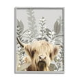 thumbnail image 5 of Stupell Industries Longhorn Portrait Shaggy Cattle Tall Forest Plants, 24 x 30,Design by House Fenway, 5 of 5