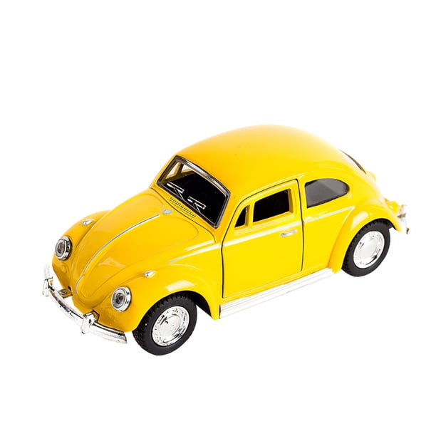 Coche De Juguete De Aleación De Zinc 1:32, Coche Retro Amarillo Vintage Con Música Y Luces Para Niños Methold FN002725-00