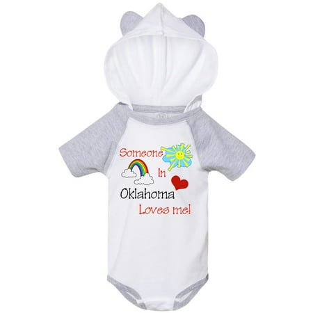 

Inktastic Someone in Oklahoma loves me! Gift Baby Boy or Baby Girl Bodysuit