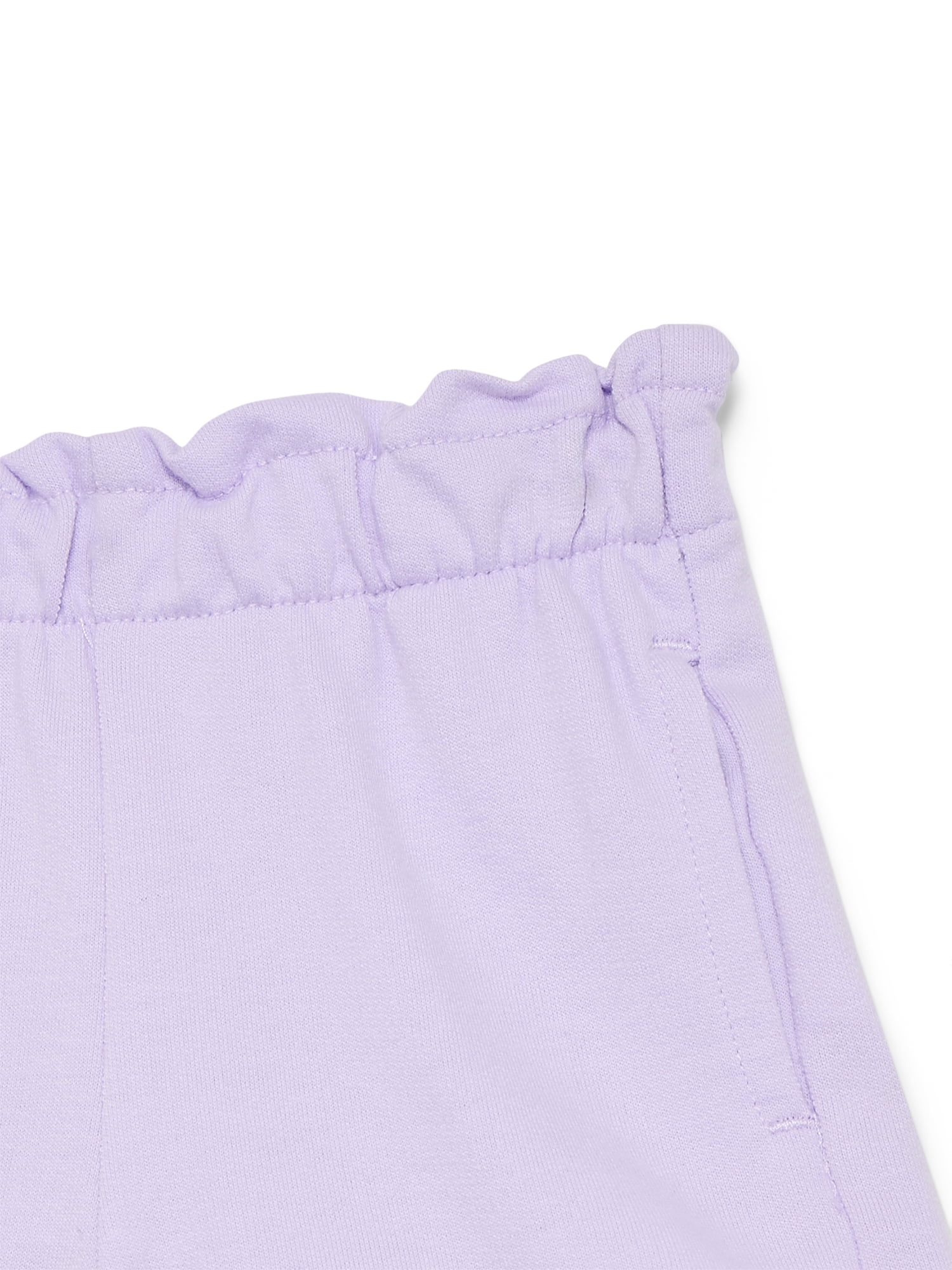 Wonder Nation Baby Girl Pocket French Terry Shorts, Sizes 0-24 Months