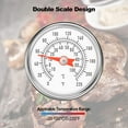 thumbnail image 4 of Pocket Instant Read Meat Thermometer Stainless Steel Stem Cooking Thermometer Large Dial Candy/Deep Fry Thermometer with Protective Storage Sleeve for Meat Milk Tea Coffee 2Pcs, 4 of 6