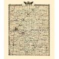 thumbnail image 2 of Warner 26x30 Gold Ornate Wood Framed with Double Matting Museum Art Print Titled - Knox Illinois Landowner - Warner 1870, 2 of 4