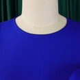 thumbnail image 6 of AURA Plus Size Bodycon Midi Dress Ruffle Detail High Waist Crewneck Short Sleeve Elegant Summer Office Dress with Zipper, 6 of 9