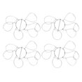 thumbnail image 1 of Crab Snare Trap 6 Loops Stainless Steel Rustproof 8.5cm Diameter Reusable Snare Ring for Crabbing 4PCS, 1 of 4