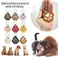 thumbnail image 3 of Leather Keychain Pet Hair Memory Charm - Cute Dog Cat Pendant, Portable & Exquisite, 3 of 8