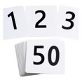 thumbnail image 1 of 50Pcs Table Numbers 1-50, 3.7x4 Inch Table Numbers, 1 of 5