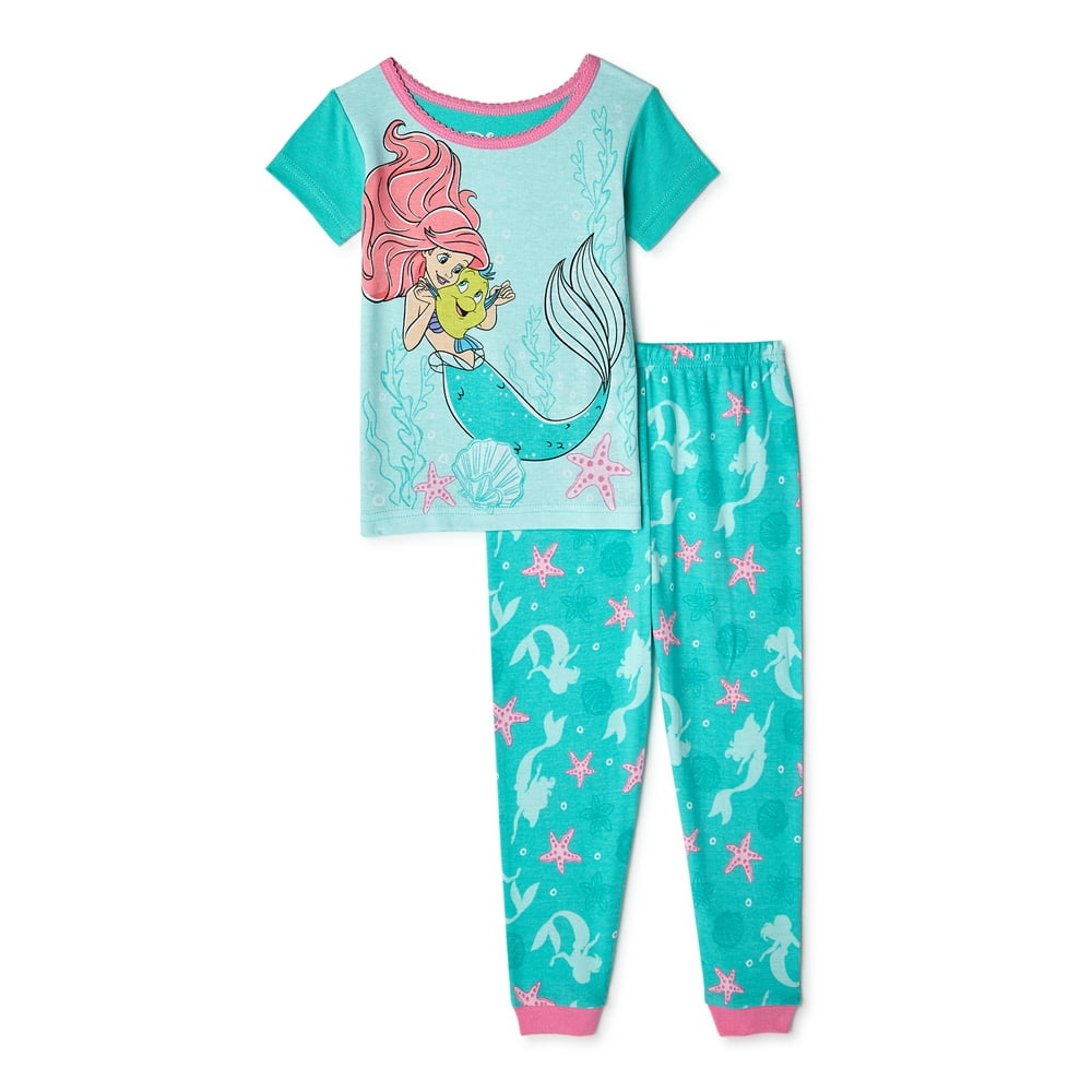 The Little Mermaid Little Mermaid Toddler Girls' Ariel Cotton Pajamas