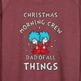 thumbnail image 3 of The Cat in the Hat - Christmas Morning Crew Dad - Women's Raglan Graphic T-Shirt, 3 of 5
