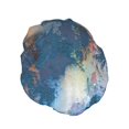 thumbnail image 2 of YFYANG Women's Double Waterproof Shower Cap, Blue Abstract Watercolor Reusable Hair Cap for All Hair Styles and Head Sizes, 2 of 9