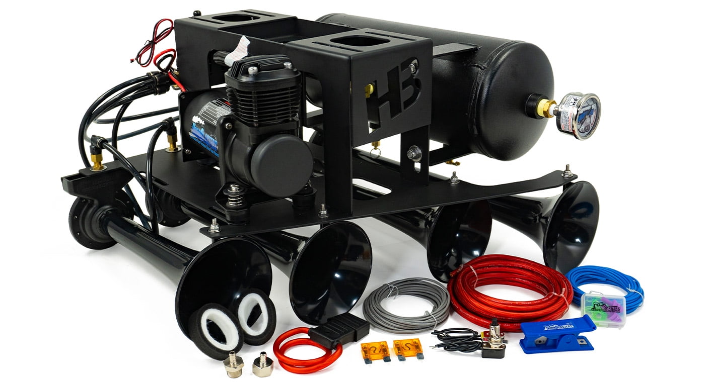 HornBlasters Conductor's Special 232 Spare Tire Delete Train Horn Kit