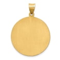 thumbnail image 4 of Finest Gold 14K Yellow Gold Polished & Satin St Jude Thaddeus Medal Hollow Pendant, 4 of 4