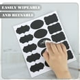 thumbnail image 4 of sixwipe 450 Pcs Chalkboard Labels, Waterproof Reusable Blackboard Stickers, Mini Decorative Chalk Labels, Reusable Chalk Label for Storage Bin, Food Container, Jars, 4 of 7