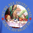 thumbnail image 3 of CafePress - We're All Quite Mad, You'll Fit Right Dark T Shirt - Men's Classic Graphic Cotton T-Shirt, 3 of 4