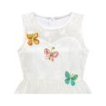 thumbnail image 4 of Girls Dress Butterfly Easter Illusion Yoke Party Dress 14 Years, 4 of 6