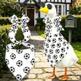 thumbnail image 2 of AuroraX Porch Goose Clothes Set 23" 17 19 2026 Soccer Party Decorations Porch Goose Outfit Sets Holiday Triangular Scarf Bow Sunglasses Front Porch Goose Clothes Yard Outdoor Decor, 2 of 9