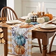 thumbnail image 3 of Fall Thanksgiving Table Runner, Autumn Thanksgiving Kitchen Dining Table Decoration for Home Party Decor 14x72 Inches, 3 of 9