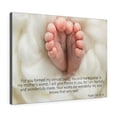 thumbnail image 4 of Scripture Walls Psalm 139:13-14 Fearfully and Wonderfully Made Bible Chapter Canvas Christian Wall Art Ready to Hang Unframed, 4 of 9