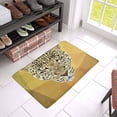 thumbnail image 3 of MKHERT Cheetah in Geometric Triangle Mosaic Pattern Doormat Rug Home Decor Floor Mat Bath Mat 23.6x15.7 inch, 3 of 3