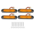 thumbnail image 1 of Oubit LED Reflector Light,4pcs Car Reflector Light Car Safety Light Car Reflector Lamp Expertly Crafted, 1 of 9