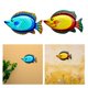 thumbnail image 1 of 2 uds., decoración de pared de peces de Metal, arte para exteriores, escultura interior para sala de estar Macarena escultura de arte de pared, 1 of 8