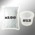 thumbnail image 1 of Standard Tattoo Ink Cups 12mm Diameter x 12mm Height - Pack of 100pcs, 1 of 2