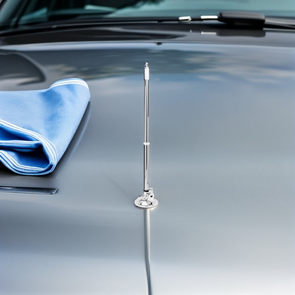 OUNONA 2Pcs Universal Car Flagpole Mount with Easy Installation Suction Cup Base for Vehicles