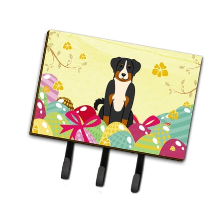 Carolines Treasures BB6043TH68 Easter Eggs Appenzeller Sennenhund Leash or Key Holder Triple multicolor
