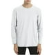 thumbnail image 3 of pstuiky manga larga de hombre, Blusas y camisas de cuello redondo de manga larga de color liso para hombre de moda camisetas de hombre l, 3 of 4