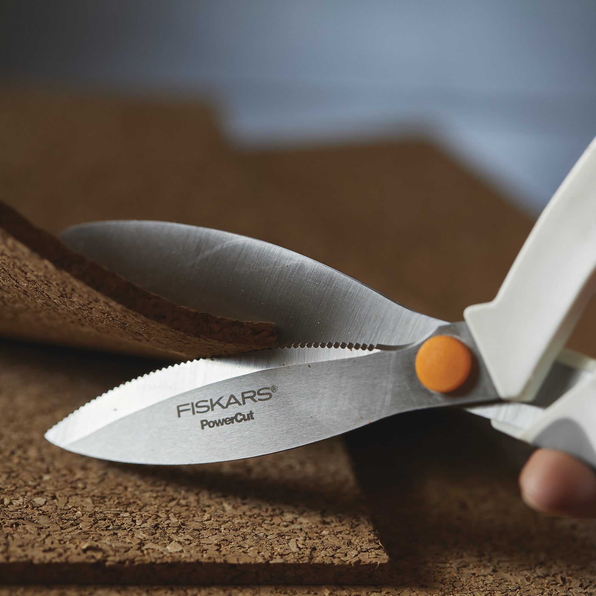 Fiskars PowerCut Shears, 9 inch, White, 1 Each, 179900-1002