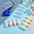 thumbnail image 4 of HOBBIESAY 4Pcs 4 Colors Coin Dispenser Hard Case Rectangle Change Storage Box Plastic Cashbox Blue Grey Pink Beige with 6 Slots for Storage Accessories, 4 of 5
