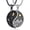 A01-Mountains (White & Black), variant on Matching Mountains Flower Necklace Couple Sterling Silver Yin Yang Necklace Couples Jewelry
