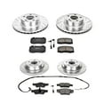 thumbnail image 3 of Power Stop Front and Rear Ceramic Brake Pad and Drilled and Slotted Rotor Kit K6229, 3 of 10