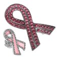 thumbnail image 2 of Awareness Ribbon Pin For Women And Charity Events 2Pcs In Pink Color, 2 of 4