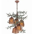 thumbnail image 2 of Meyda Tiffany 142072 Pine Branch Valley View 5 Light 28" Wide Chandelier - Rust, 2 of 6