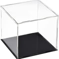 thumbnail image 2 of Clear Acrylic Display Case, Action Figure Organizer, Cube Box And Black Base For Acrylic Display Case-17*13*20cm, 2 of 3