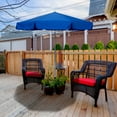 thumbnail image 4 of Astella 92" Pacific Blue Solid Print Octagon Market Patio Umbrella, 4 of 7