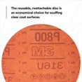 thumbnail image 3 of 3M 01187 316U Series 6" Abrasive Sanding Discs, 800 Grit, Hook and Loop, 50pk, 3 of 5