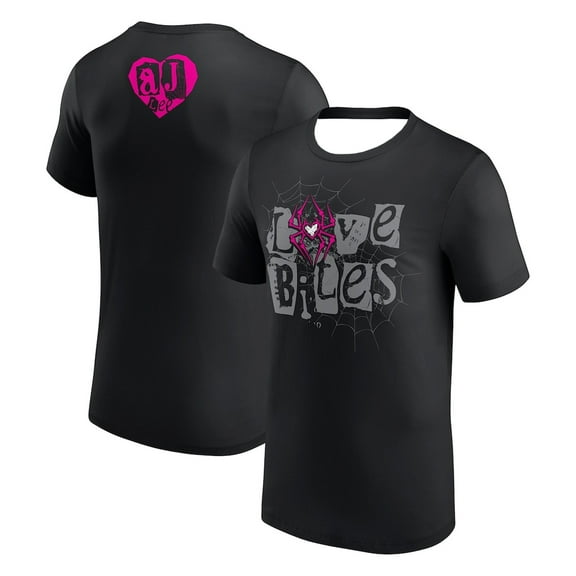 AJ Lee Love Bites Retro T-Shirt Crewneck Short Sleeve Sport Black Tee Men Women Streetwear Tops