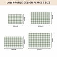 thumbnail image 4 of Sage Green Checkered Door Mat Indoor Outdoor, Farmhouse Buffalo Plaid Non Slip Welcome Mat with Rubber Backing, Absorbent Fabric Front Door Mats Entryway Rug for Home Patio Entrance 24"x36", 4 of 8