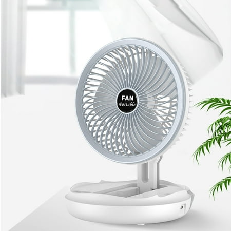 

Christmas Savings Clearance 2022! CWCWFHZH Foldable Fill-Light Fan Camping Fan with LED Lights Hooks Battery Operated Fan with Hooks USB Rechargeable Fan for Desk Tent Stroller Home