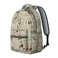 thumbnail image 2 of "Dog Print Fashion Backpack - Cute Durable School Backpack for College Students, Work & Travel, Lightweight Laptop Bag with Multiple Pockets, Stylish Pet Lover Gift", 2 of 6