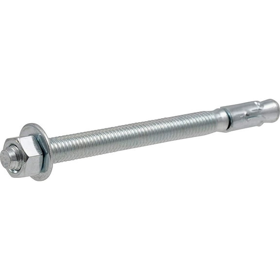 Hillman Wedge Anchor Steel Easy Installation - 10 Pack, 3/8 x 5 In, Zinc Finish