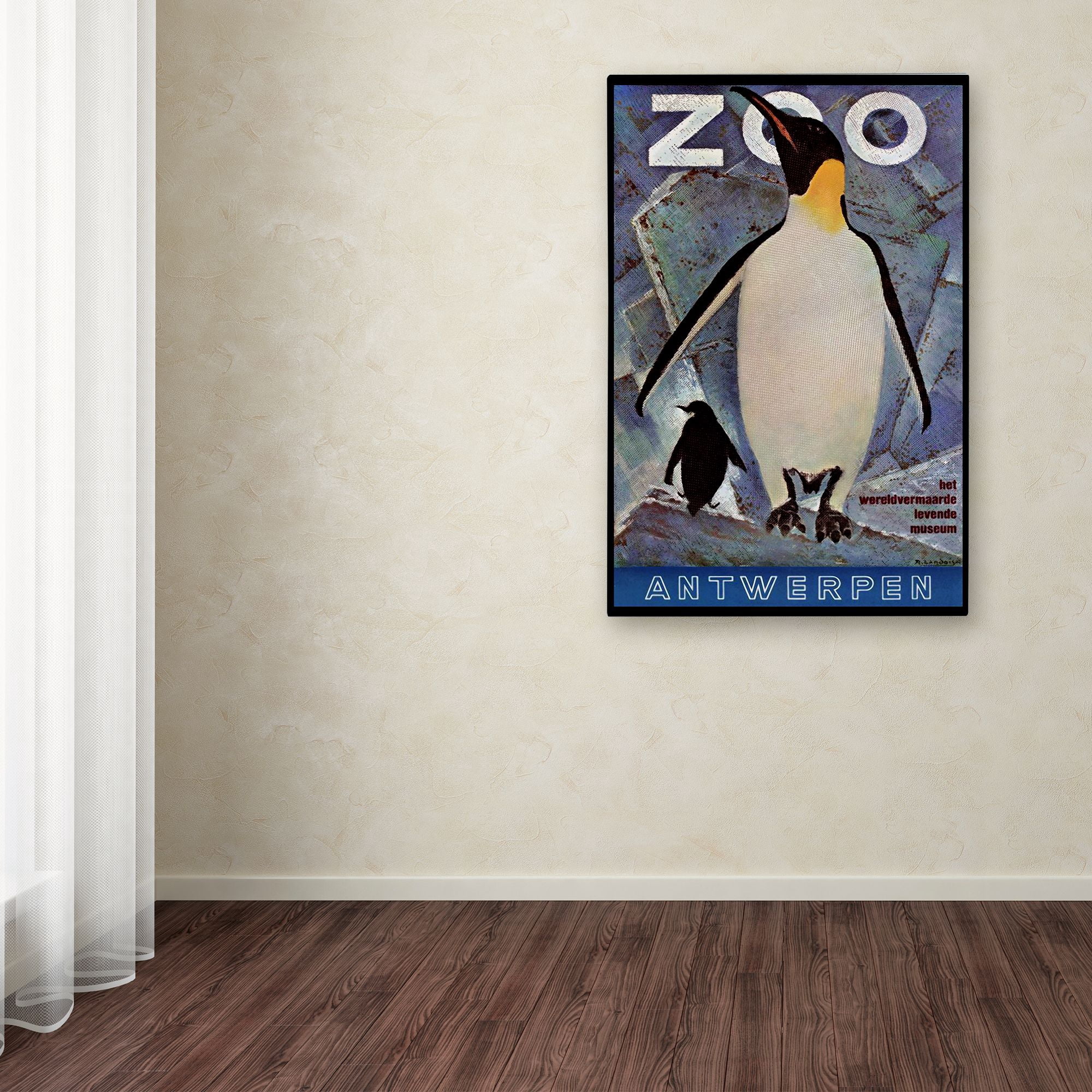 Trademark Fine Art 'The Zoo 5' Canvas Art by Vintage Lavoie