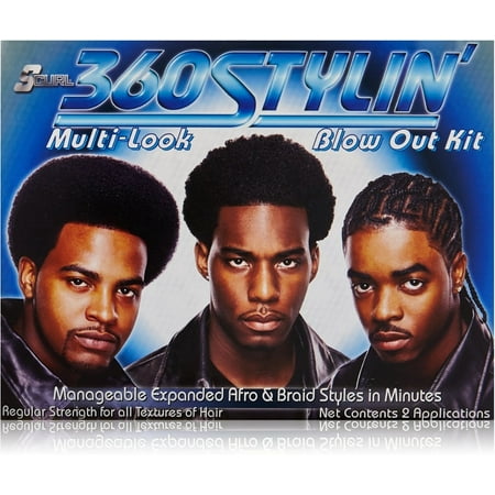 Luster Products S Curl S-Curl 360 Stylin' Multi-Look Blow Out Kit, 2 ea