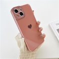 thumbnail image 1 of Funda de teléfono galvanizada para iPhone 14 Pro, carcasa de protección suave con bonito Corazón de amor para iPhone 11 12 13 XR Xs Max SE2 SE3 7 8 Plus Fivean unisex, 1 of 2