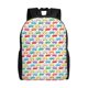 thumbnail image 1 of Balery Colorful Bus Mochila - Mochila Estilosa y Duradera para Laptop de 15 Pulgadas con Tela Oxford Impermeable, 1 of 8