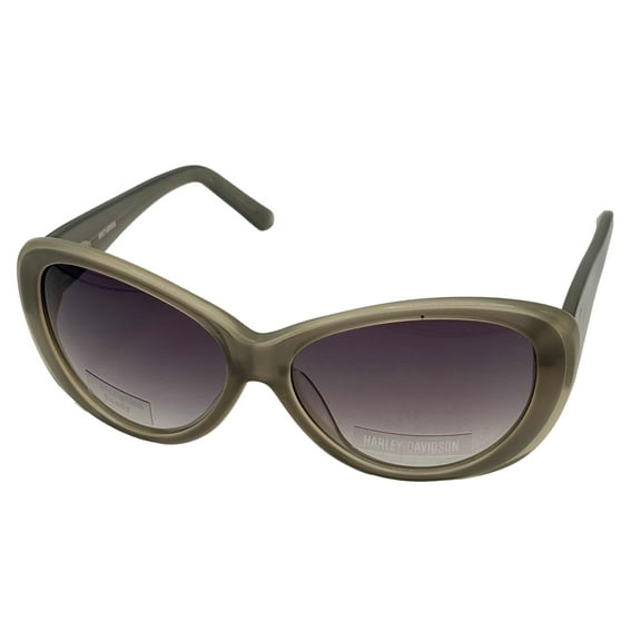 Harley Davidson Womens Sunglass Soft Plastic Cateye Grey Lens HDX 839 Grey