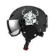 thumbnail image 3 of Casco de nieve con visera deportiva con gran ángulo antivaho, gafas de nieve cálidas y respetuosas con la piel, protección para la cabeza para esquiar NEGRO, 3 of 8