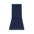 thumbnail image 4 of Chaise Lounge Cushions Outdoor, Breathable and UV Resistant, Fade Resistant & Fade-Resistant Lounger Cushions Suitable for Patio Furniture, Pool, Lawn (Naval Blue-2 pcs), 4 of 9