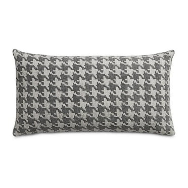 Moonbeam Georgia 13" x 24" Chenille Pillow - Dove Gray in Set of 2